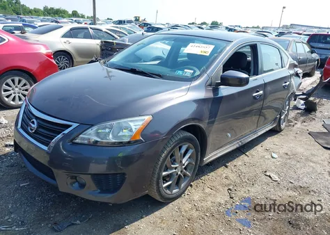 2013 Nissan Sentra Sr from USA, damaged, VIN 3N1AB7AP8DL640620